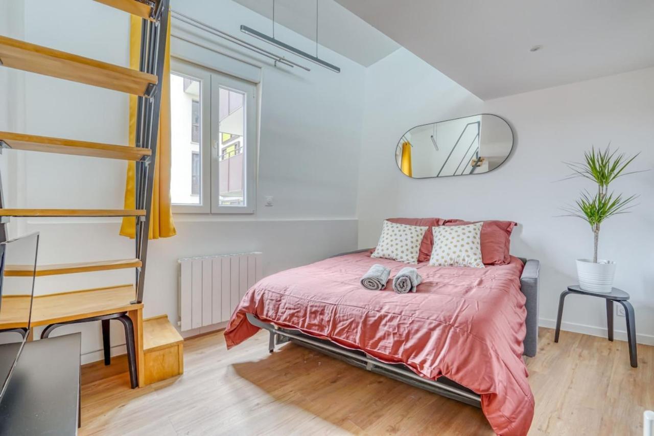 Apartamento Studio mezzanine 3-4 pers tout équipé WIFI Montreuil  Exterior foto